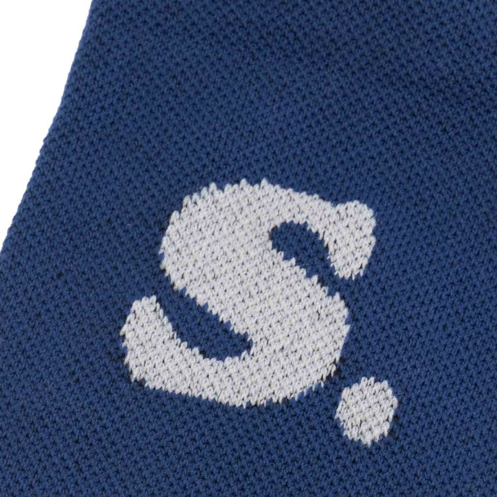 hardloopsokken eigen logo detail geweven